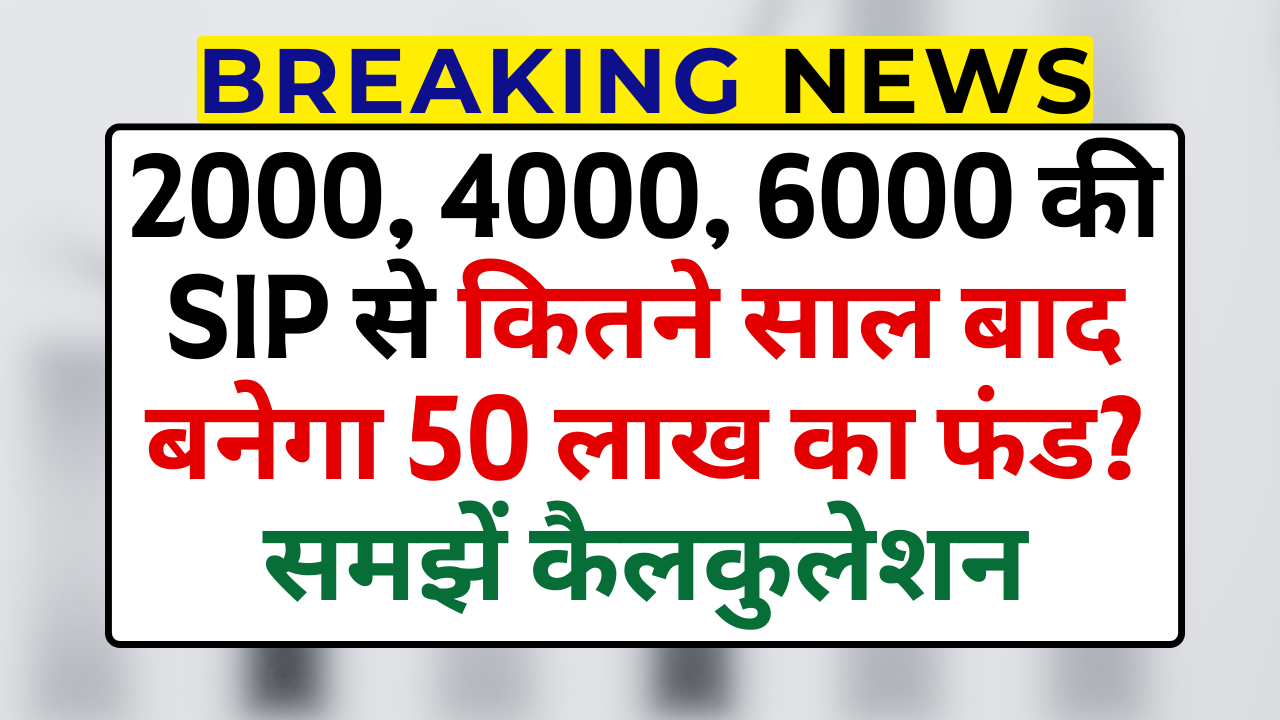 SIP Calculation